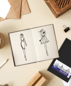 Sketchbook A4, tvrdi povez, 100g, 96 listova