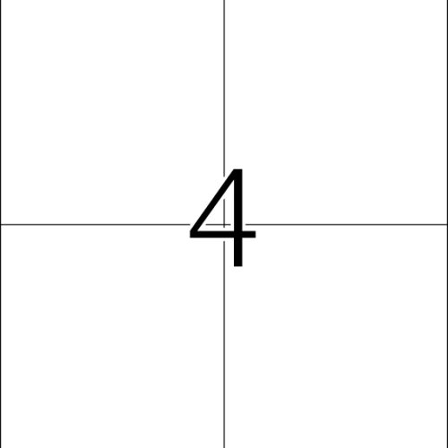 Etikete 105x148 A4/4 1/25 removable