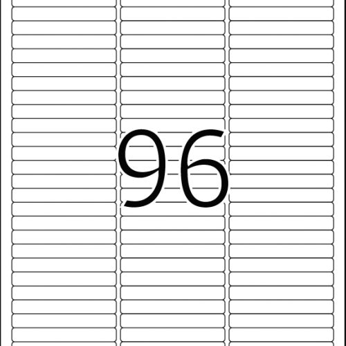 Etikete 63X8,5 A4/96 1/25 removable Herma