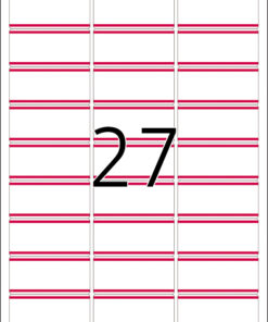 ID etikete 63X29, crveni okvir A4/27 1/25