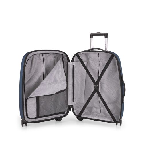 Kofer srednji PROŠIRIVI 48x67x27/30,5 cm  ABS 70/79l-3,8 kg Paradise XP plava Gabol