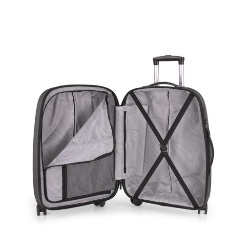 Kofer srednji PROŠIRIVI 48x67x27/30,5 cm  ABS 70/79l-3,8 kg Paradise XP siva Gabol