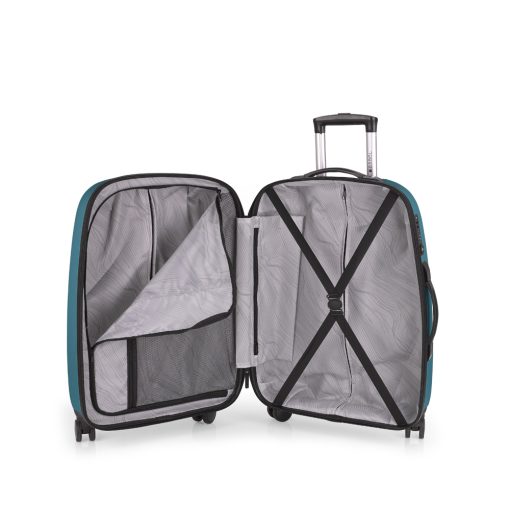 Kofer srednji PROŠIRIVI 48x67x27/30,5 cm  ABS 70/79l-3,8 kg Paradise XP zelena Gabol