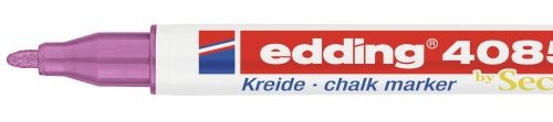 Marker za staklo CHALK MARKER E-4085 1-2mm metalik roze Edding