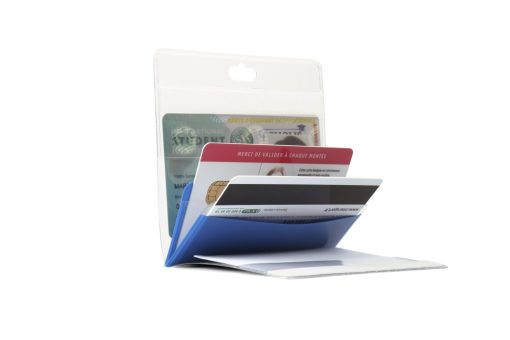 Multibadge holder za 4 ID kartice - 93x94 mm 1/10 plava Tarifold