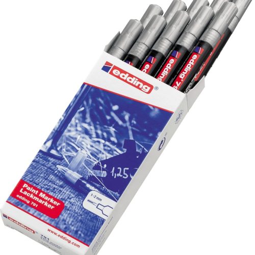 Paint marker E-791 1-2mm srebrna Edding