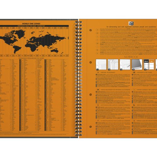Sveska Oxford International Twin-Wire A4+ kvadratići