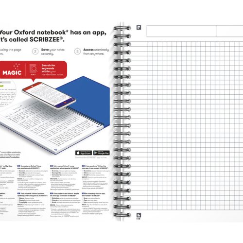 Sveska Oxford Office Essentials A5 kvadratići