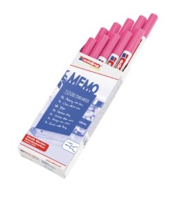 Marker za staklo CHALK MARKER E-4085 1-2mm neon roze Edding