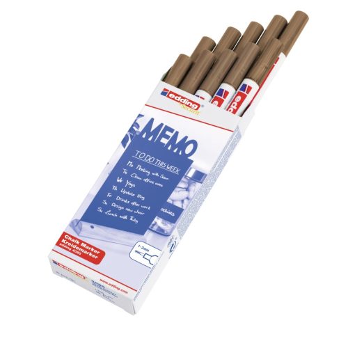 Marker za staklo CHALK MARKER E-4085 1-2mm standard bronza Edding