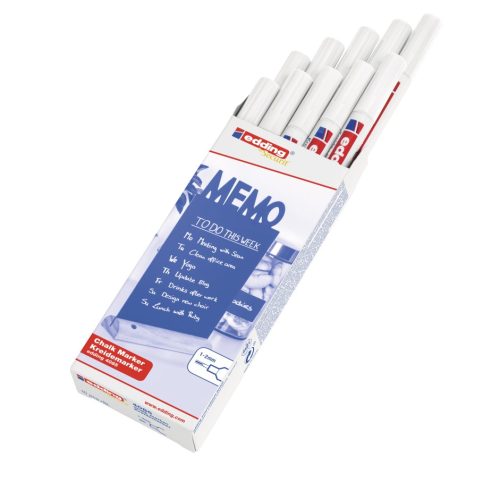 Marker za staklo CHALK MARKER E-4085 1-2mm standard srebrna Edding