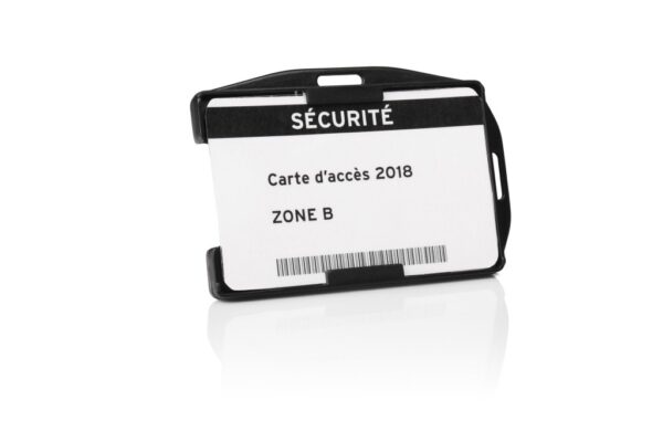 Držač za ID kartice otvoreni dupli, 64x95mm, PP 1/10 crna Tarifold