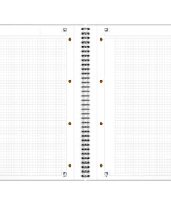 Sveska Oxford International Twin-Wire A4+ kvadratići