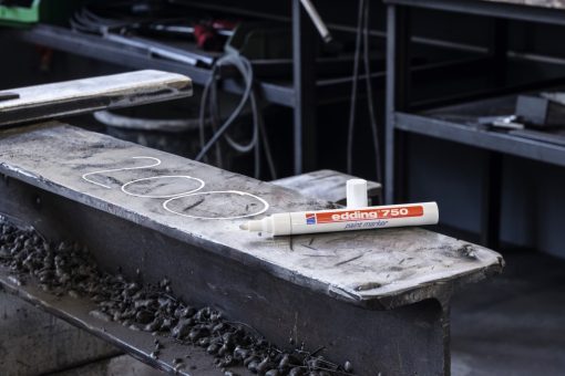 Paint marker E-750 2-4mm srebrna Edding
