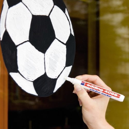 Marker za staklo CHALK MARKER E-4090 4-15mm plava Edding