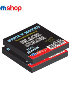 Samolepljivi blokčić 75x75 CRNI 100lista OF443, Offi Shop