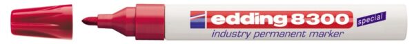 Industrijski permanent marker E-8300 1,5-3mm crvena Edding