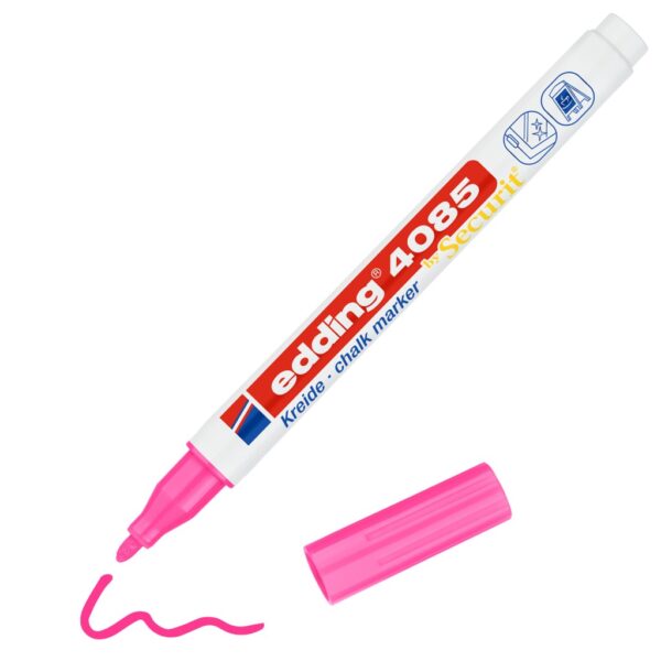 Marker za staklo CHALK MARKER E-4085 1-2mm neon roze Edding