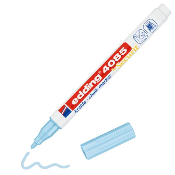 Marker za staklo CHALK MARKER E-4085 1-2mm pastel plava Edding