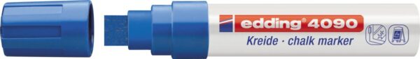 Marker za staklo CHALK MARKER E-4090 4-15mm plava Edding