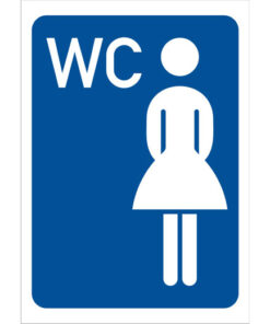 Nalepnica WC ŽENSKI