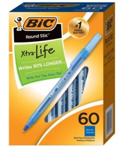PAKET Hemijska olovka ROUND STICK Plava 1mm 60 komada, Bic