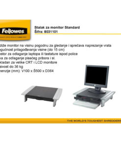 Alternative view of Stalak za monitor Office Suites Standard 8031101 crno-srebrni, Fellowes