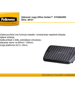 Alternative view of Odmarač za noge Standard 48121-70 CRNI, Fellowes
