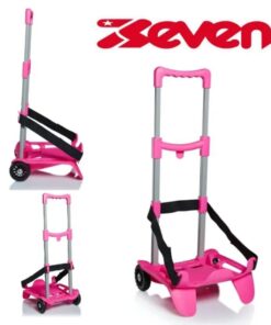 Univerzalna kolica za rančeve Trolley Pink, SEVEN