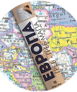 Greb-Greb mapa EVROPE 21X42cm, Magic Map