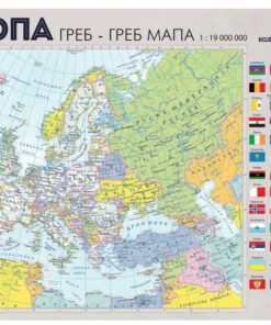 Alternative view of Greb-Greb mapa EVROPE 21X42cm, Magic Map