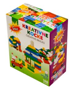 Plastične Kreativne kocke-ala Lego u kartonskoj kutiji 1/148, Čune
