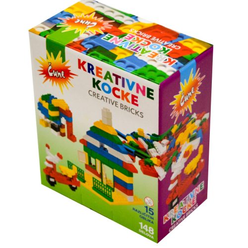 Plastične Kreativne kocke-ala Lego u kartonskoj kutiji 1/148, Čune