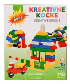 Alternative view of Plastične Kreativne kocke-ala Lego u kartonskoj kutiji 1/148, Čune
