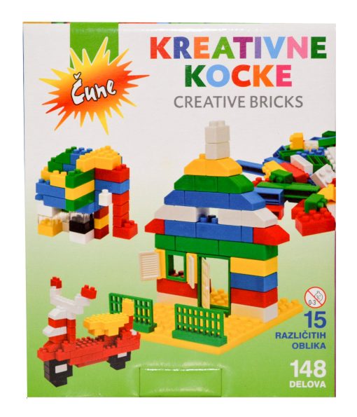 Plastične Kreativne kocke-ala Lego u kartonskoj kutiji 1/148, Čune - Image 2