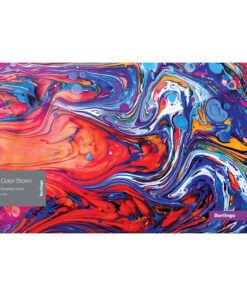 Fascikla pismo sa dugmetom A4 Colorstorm 180my,  Berlingo