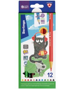 Drvene bojice SUPERSOFT trouglaste 12 boja, Berlingo