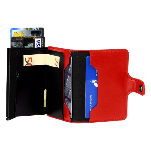 Futrola Novčanik za Kartice sa RFID Zaštitom - Crvena STARK