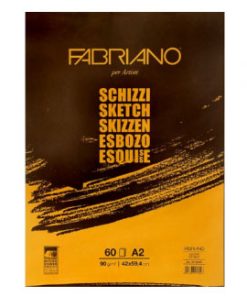 Slikarski blok za skiciranje SCHIZZI A2 59,4x42cm 90gr  60l 57742594 Fabriano