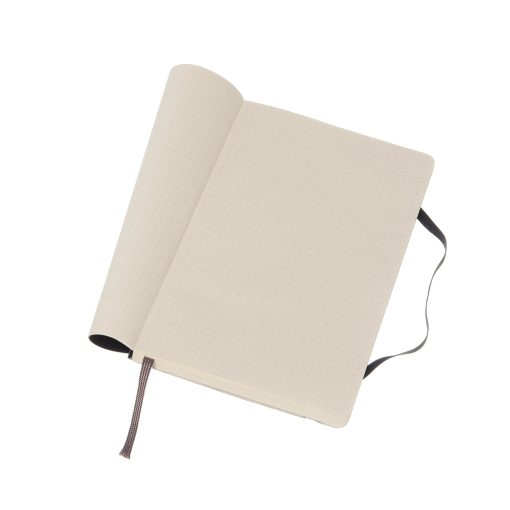 Rokovnik Notes sa tačkicama A5, LG DOTTED SOFT COVER, klasični dnevnik CRNI, Moleskine - Image 2