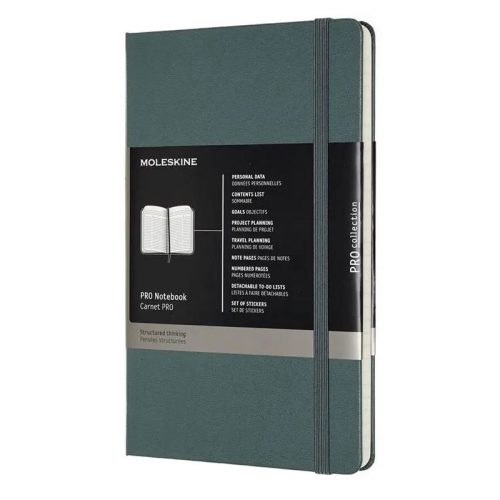 Rokovnik Notebook PRO COLLECTION A5 TP Hard Forest Green, Moleskine
