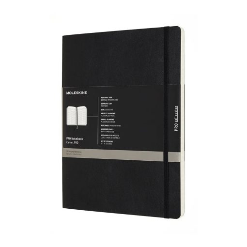 Rokovnik Notebook XL PRO COLLECTION B5 SOFT COVER Crni, Moleskine
