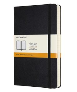Rokovnik TP Notes s Linijama A5, LG RULED, klasični dnevnik CRNI, Moleskine