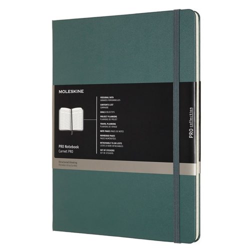 Rokovnik Notebook XL PRO COLLECTION B5 TP Hard Forest Green, Moleskine