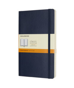 Rokovnik Notes s Linijama A5, LG RULED SOFT COVER, klasični dnevnik PLAVI, Moleskine