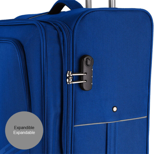Kofer srednji 42x67x29 cm  polyester 71,3l-3,3 kg Lisboa plava Gabol