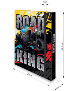 Fascikla A4 sa gumom 3D Road King 3cm, Optimum