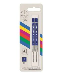 Uložak za hemijsku olovku economy 2kom PLAVI Ball Point Quink flow fine F 0,5mm, Parker