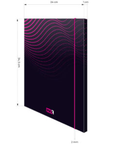 Fascikla A4 sa gumom MAX Magenta, Optimum