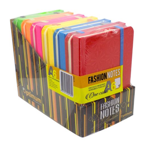 Rokovnik Notes A6 sa lastišem FASHION ONE COLOR, Optimum - Image 2